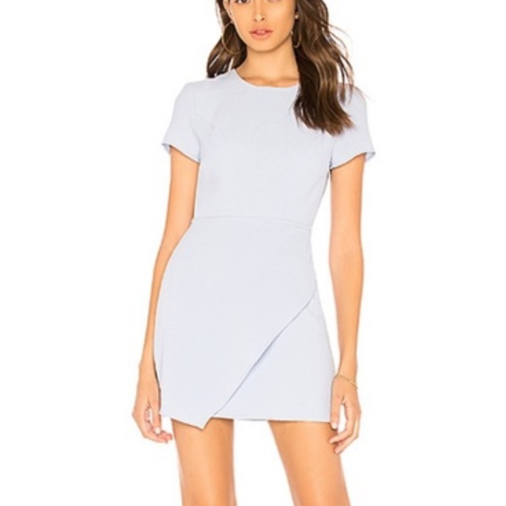 Revolve Superdown By the Way Cheyenne Open Back Dress Blue